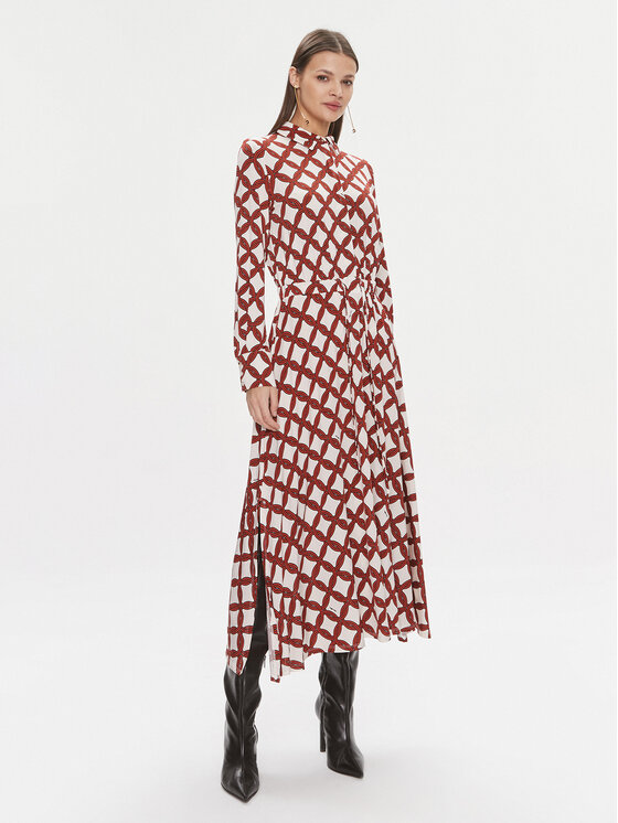 Marella Marella Ежедневна рокля Pluto 2413621031200 Екрю Regular Fit