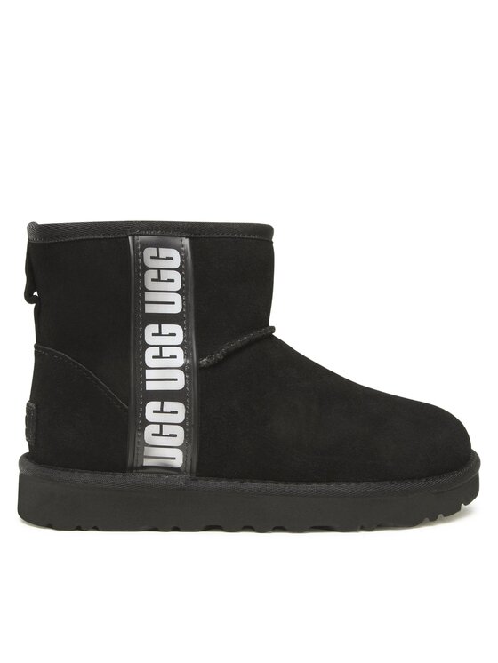 Ugg Ugg Μπότες Χιονιού W Classic Mini Side Logo II 1134962 Μαύρο