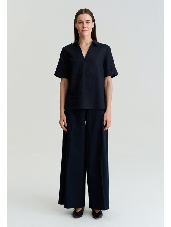 TATUUM TATUUM Bluzka DENITA Granatowy Loose Fit