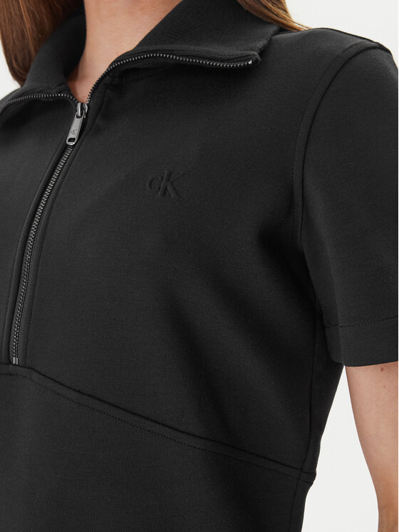 Calvin Klein Calvin Klein Sukienka codzienna LV044F207G Czarny Regular Fit