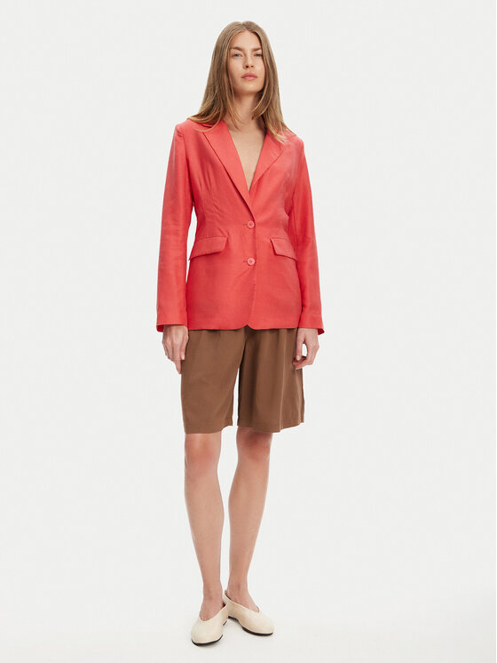 United Colors Of Benetton United Colors Of Benetton Marynarka 25BVDW036 Czerwony Regular Fit