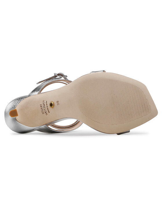 Stuart Weitzman Stuart Weitzman Sandały Ellise S0897 Srebrny