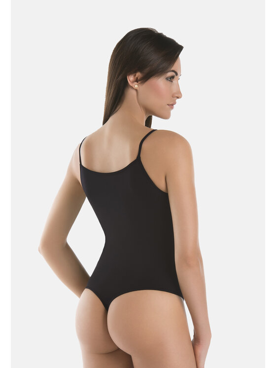 Teyli Teyli Body damskie stringi Goffy Czarny