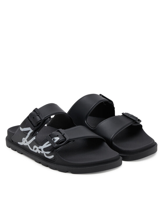 KARL LAGERFELD KARL LAGERFELD Natikači Kondo Tred KL80972 Črna