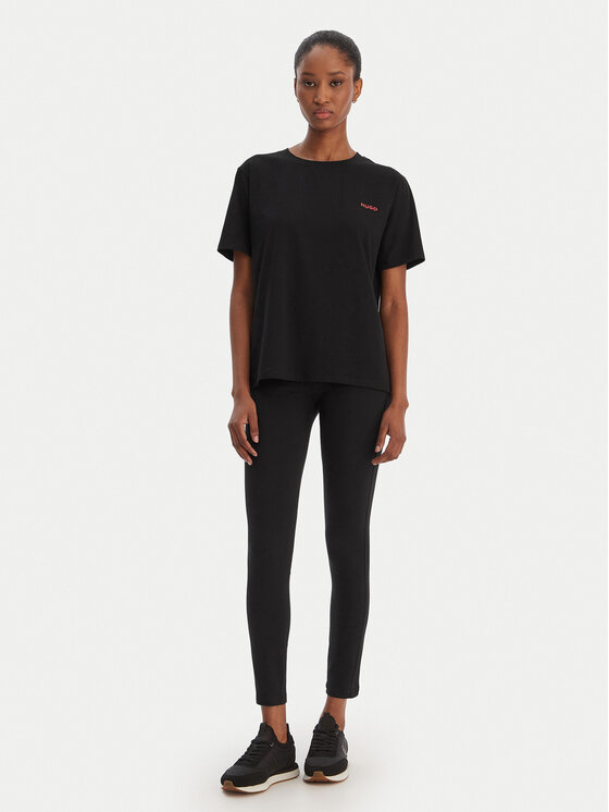 HUGO HUGO Тишърт 50555634 Черен Relaxed Fit