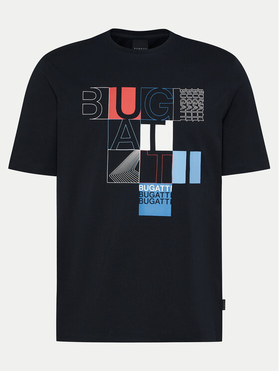 Bugatti Bugatti T-shirt 8350 55045A Tamnoplava Regular Fit