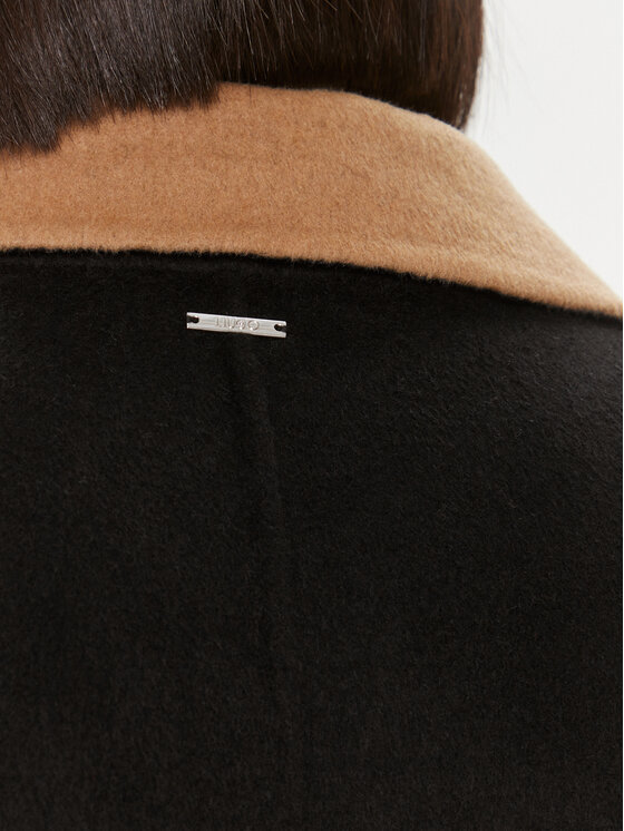 Liu Jo Liu Jo Villane mantel MF3241 T3505 Värviline Relaxed Fit