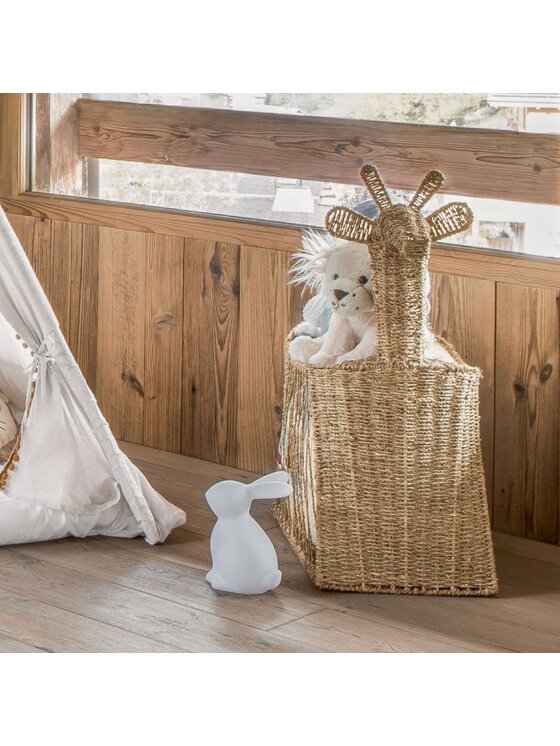 MIAhome MIAhome Kosz na zabawki hiacynt wodny Giraffe Brązowy