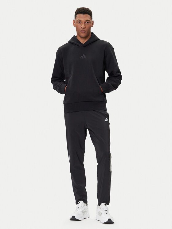 adidas adidas Mikina ALL SZN Fleece IX1253 Čierna Loose Fit