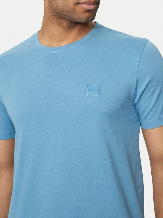 BOSS Boss T-shirt Tales 50508584 Plava Relaxed Fit