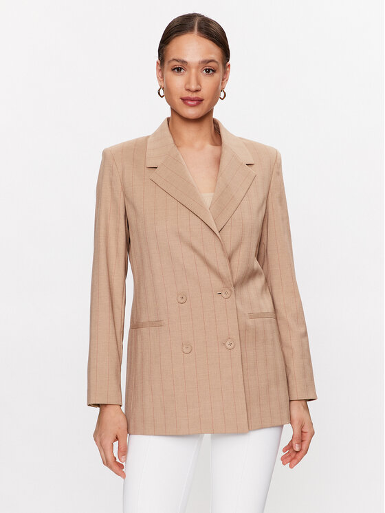 DKNY DKNY Suknjič P3BCUO60 Bež Regular Fit