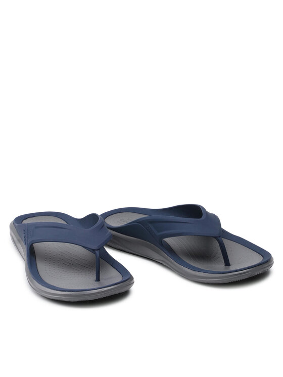 Crocs Crocs Zehentrenner Swiftwater Wave Flip M 206242 Dunkelblau