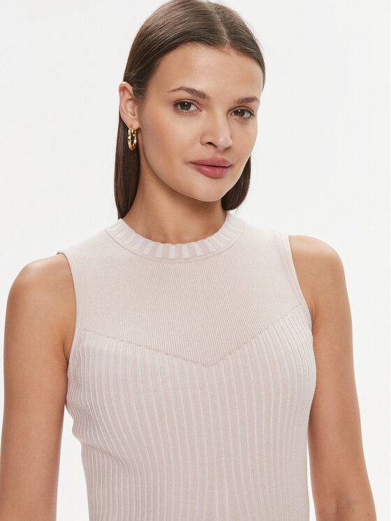 Guess Guess Sukienka codzienna Allie W4RK20 Z2YN2 Beżowy Bodycon Fit
