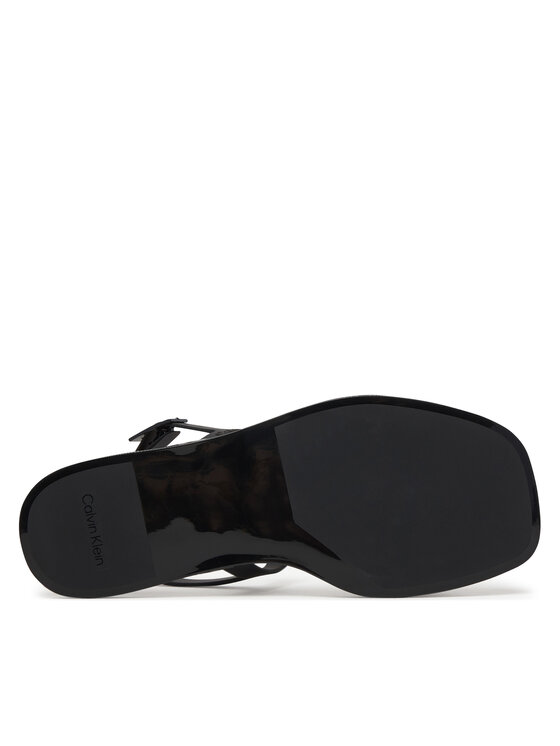 Calvin Klein Calvin Klein Sandały Jelly Sandal Sling Mat Tran Tpu HW0HW02969 Czarny
