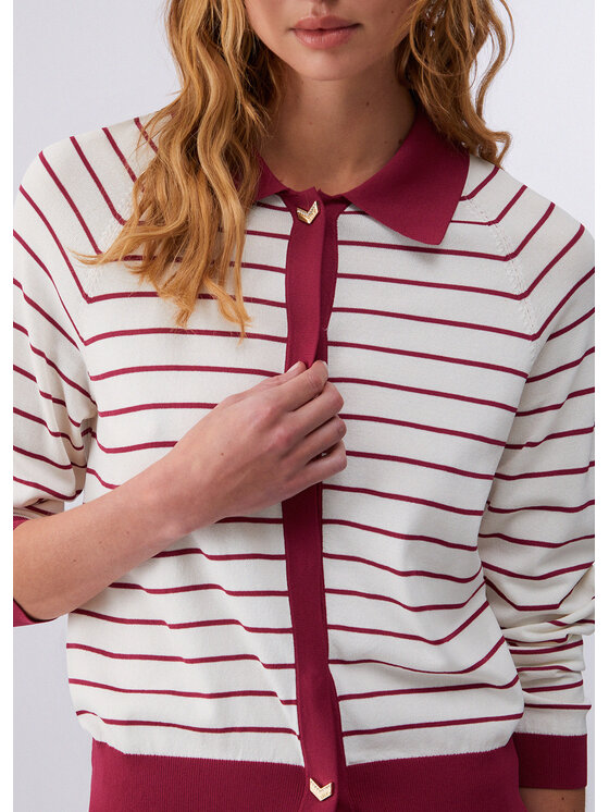 Liu Jo Liu Jo Cardigan TA6214MS55NC3891 Bianco Regular Fit