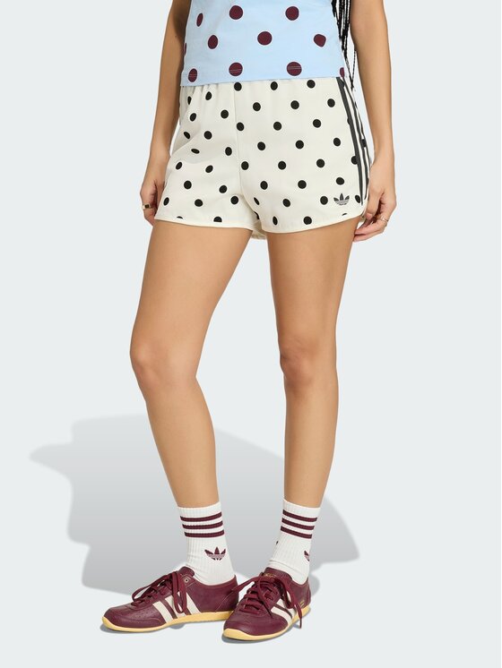 adidas adidas Szorty materiałowe 161637 Biały