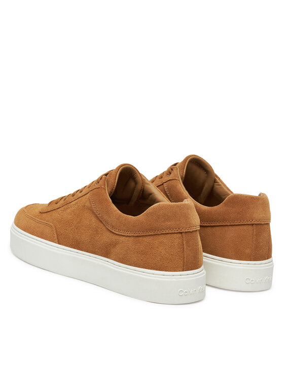 Calvin Klein Calvin Klein Sneakersy Clean Cup Low Laceup Oxf Su HM0HM01880 Světle hnědá