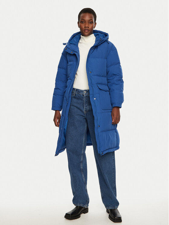 United Colors Of Benetton United Colors Of Benetton Pehelykabát 2JF8DN060 Kék Regular Fit