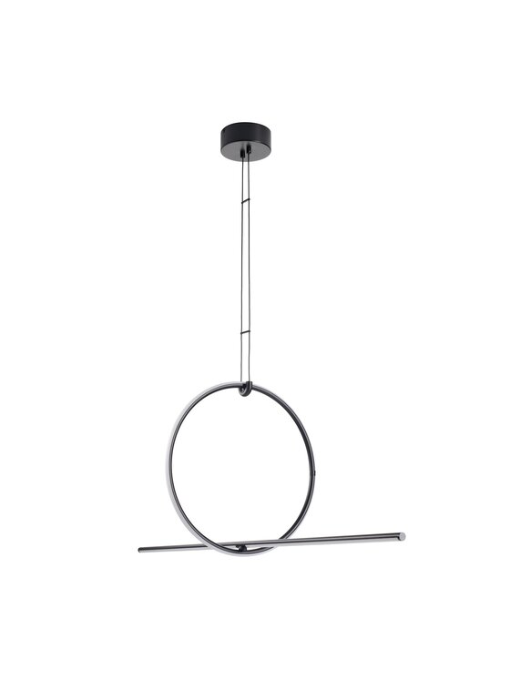 MIAhome MIAhome Lampa wisząca FORMA LED czarna 110 cm Czarny