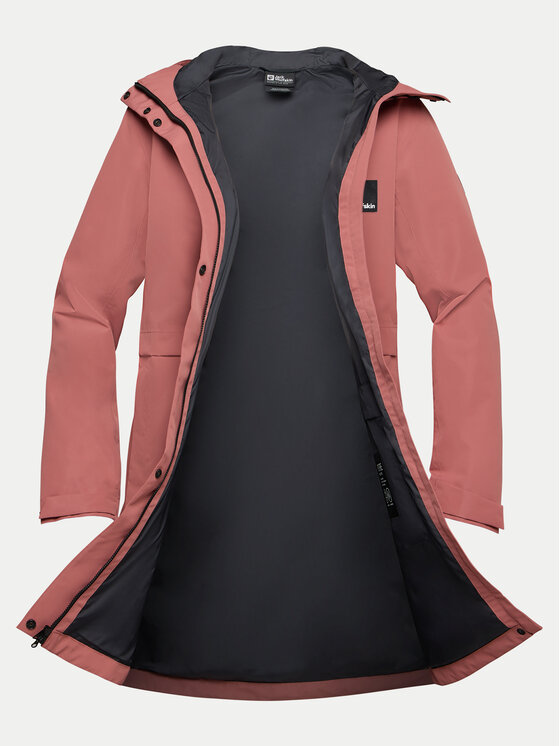Jack Wolfskin Jack Wolfskin Parka Terraview 2l A63830 Ροζ Regular Fit