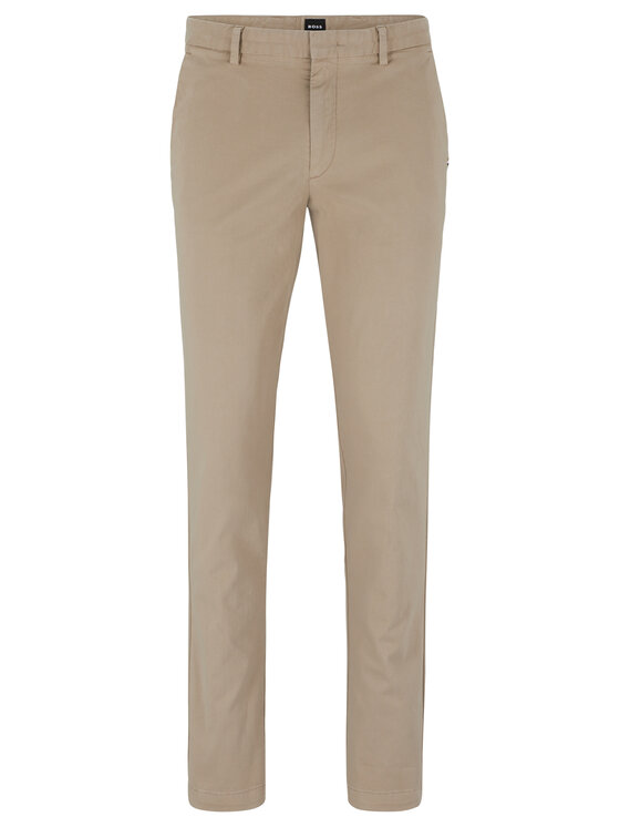 BOSS Boss Chinosy Kaito1 50487966 Beżowy Slim Fit
