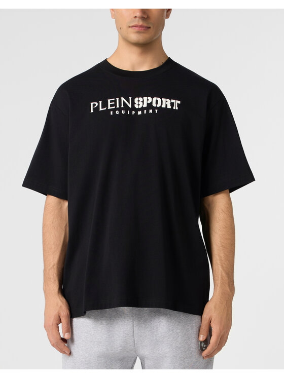 Plein Sport Plein Sport Tričko 31014 Čierna Regular Fit