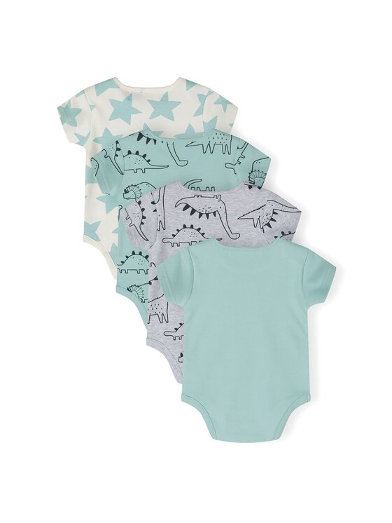MINOTI MINOTI Body 24babypack10 Zielony Regular Fit