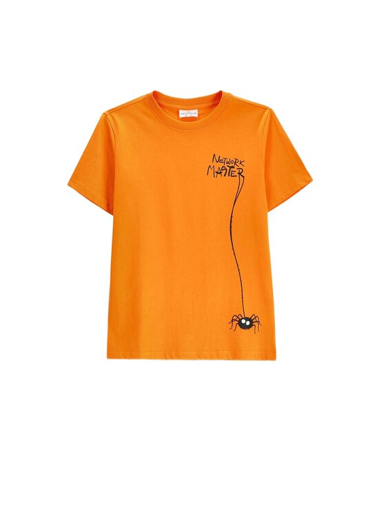 Coccodrillo Coccodrillo T-Shirt ZC6143203VUA-006 Pomarańczowy Regular Fit