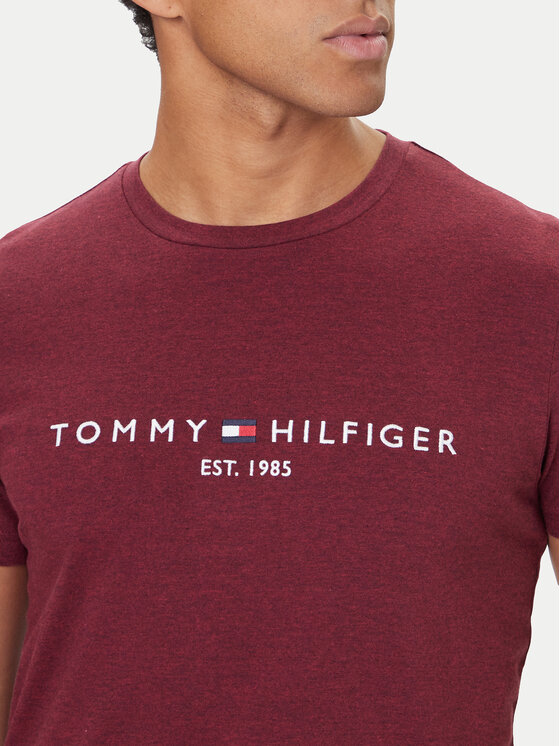 Tommy Hilfiger Tommy Hilfiger Tricou Logo MW0MW11797 Roșu Slim Fit
