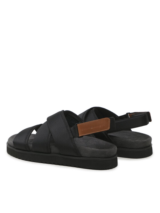 Tommy Hilfiger Tommy Hilfiger Sandalen Mix Strappy Sandal FM0FM04611 Schwarz