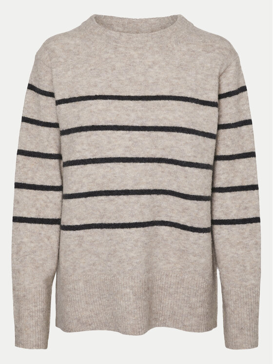 Vero Moda Vero Moda Pulover Flawless 10320487 Bež Loose Fit