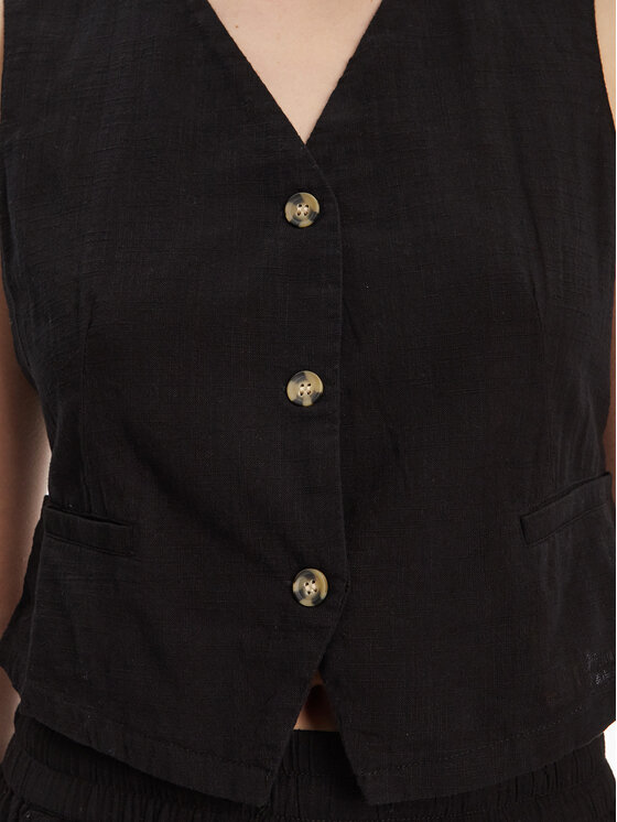 Vero Moda Vero Moda Mellény Caia 10333795 Fekete Regular Fit