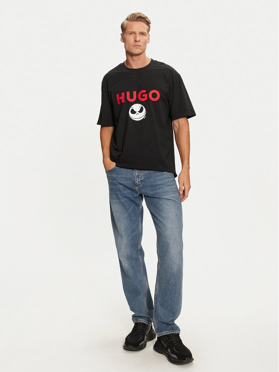 HUGO HUGO Majica DISNEY Dightmare 50537986 Črna Relaxed Fit