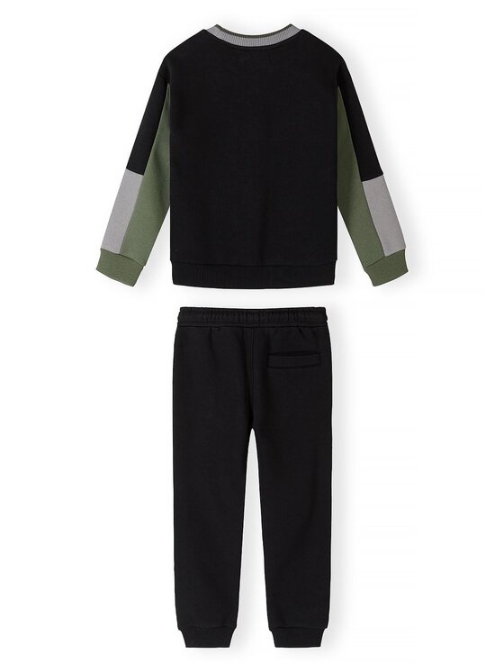 minoti minoti Komplet dresowy 33FLEECE262 Czarny Regular Fit