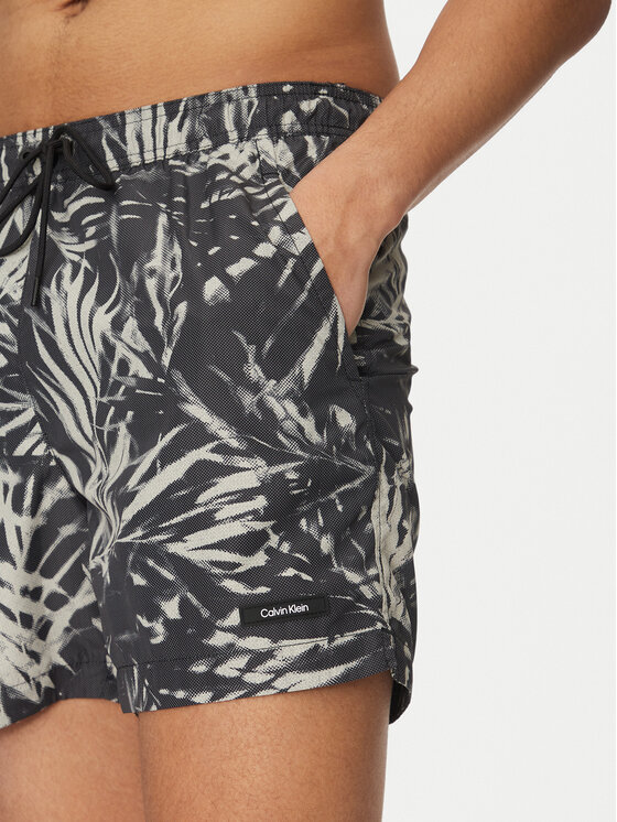 Calvin Klein Swimwear Calvin Klein Swimwear Kopalne hlače KM0KM01120 Črna Regular Fit