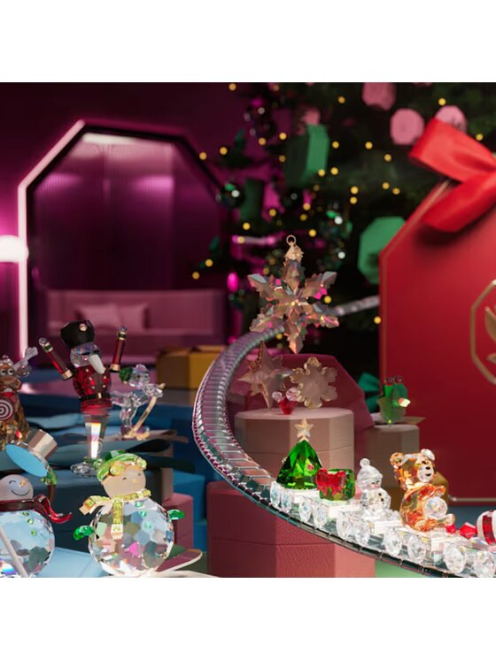 Swarovski Swarovski Ozdoba Bąbka Elf Świętego Mikołaja 5596383 Zielony
