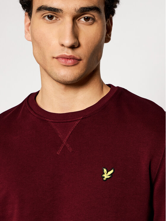 Lyle & Scott Lyle & Scott Суитшърт Crew Neck ML424VTR Бордо Regular Fit