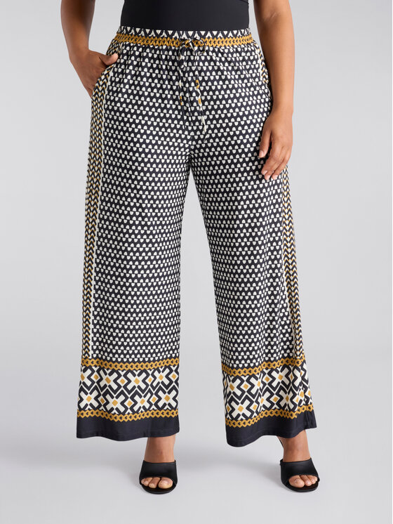 Fiorella Rubino Fiorella Rubino Pantaloni di tessuto P137L102183N0Z3 Nero Regular Fit