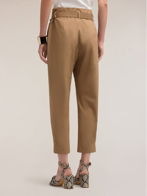 Motivi Motivi Pantaloni di tessuto P005Q003970N013 Écru Boy Fit