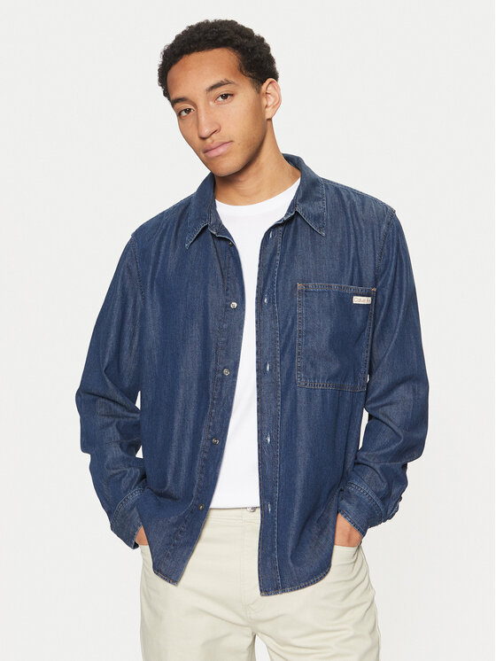 Calvin Klein Jeans Calvin Klein Jeans Teksasärk J30J327022 Tumesinine Regular Fit