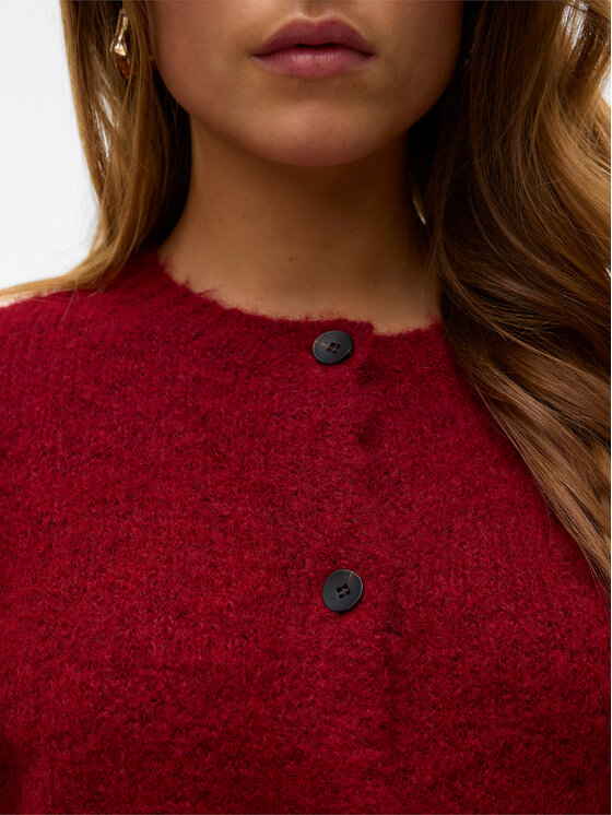 Vero Moda Vero Moda Strickjacke Novah 10320496 Rot Regular Fit
