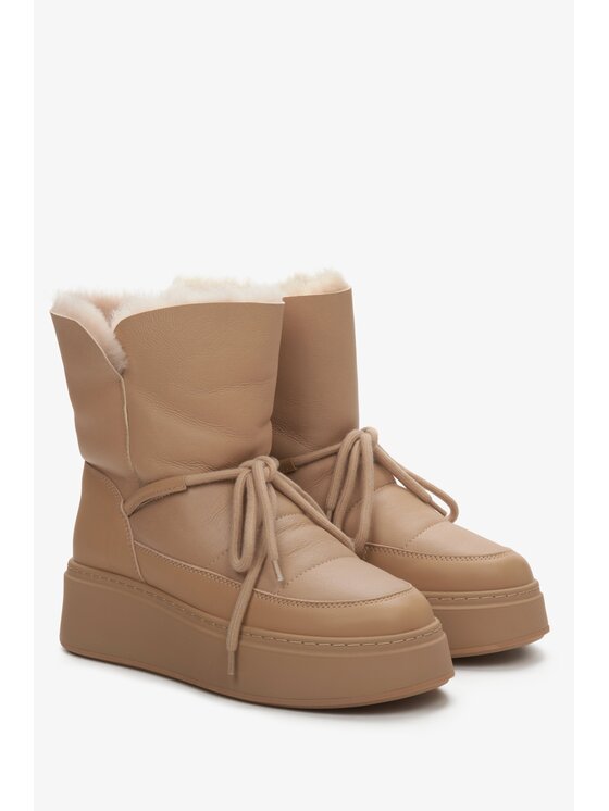 Estro Estro Μπότες Χιονιού ER00114225 Καφέ