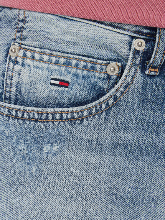Tommy Jeans Tommy Jeans Džinsiniai šortai Otis DM0DM23065 Šviesiai mėlyna Regular Fit
