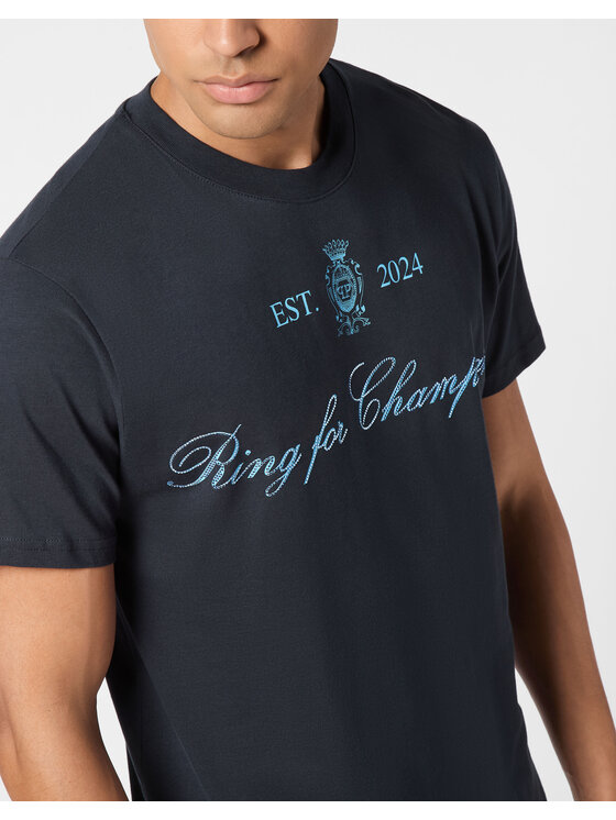 PHILIPP PLEIN PHILIPP PLEIN T-Shirt 26147 Granatowy Regular Fit