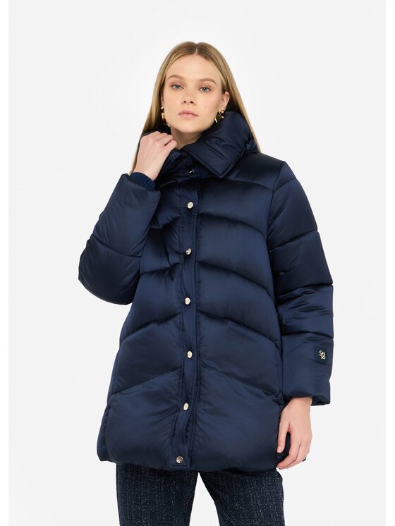 Liu Jo Liu Jo Giubbotto piumino MF5131T317693932 Celeste Regular Fit