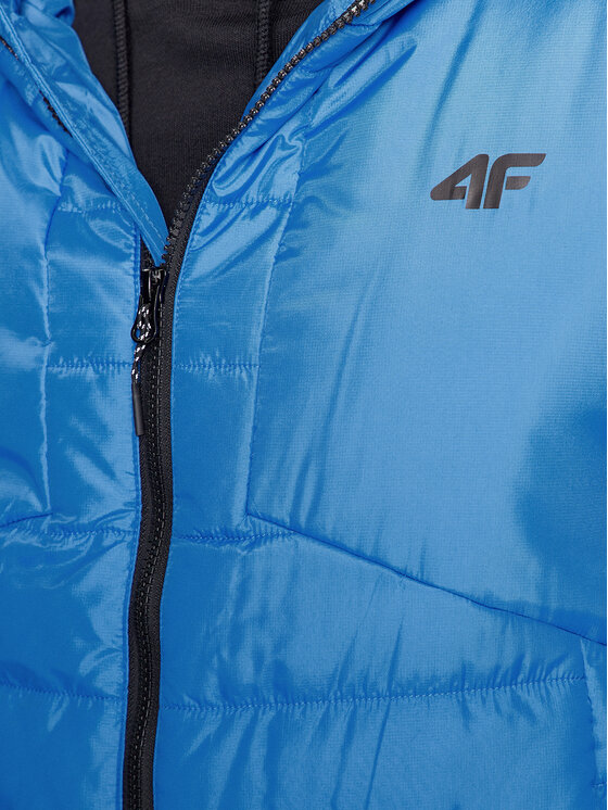 4F 4F Kurtka zimowa 4FAW23TDJAM245 Niebieski Regular Fit