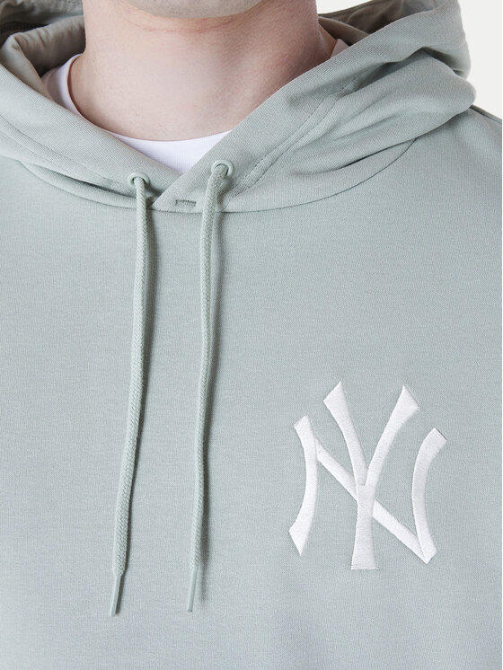 New Era New Era Majica dugih rukava New York Yankees MLB League 60596175 Zelena Regular Fit