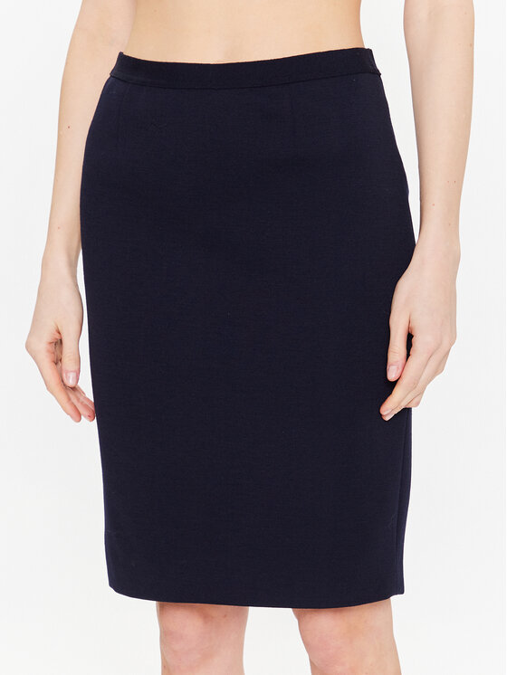 Luisa Spagnoli Luisa Spagnoli Спідниця-олівець Madrid 539818 Cиній Regular Fit