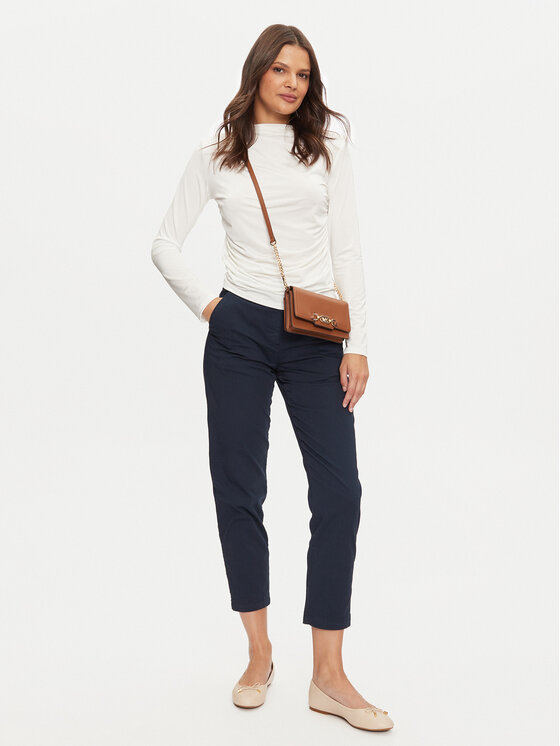 United Colors Of Benetton United Colors Of Benetton Spodnie materiałowe 4GD7DF06U Granatowy Regular Fit