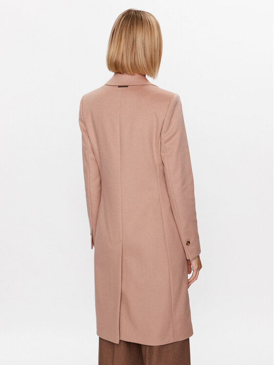 Calvin Klein Calvin Klein Palton de lână K20K205670 Bej Regular Fit